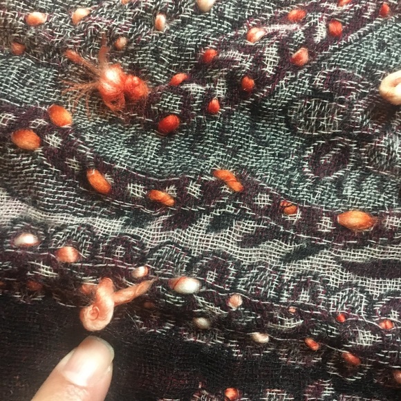 Gorgeous Free People Wrap Scarf multicolored one size - Picture 10 of 14